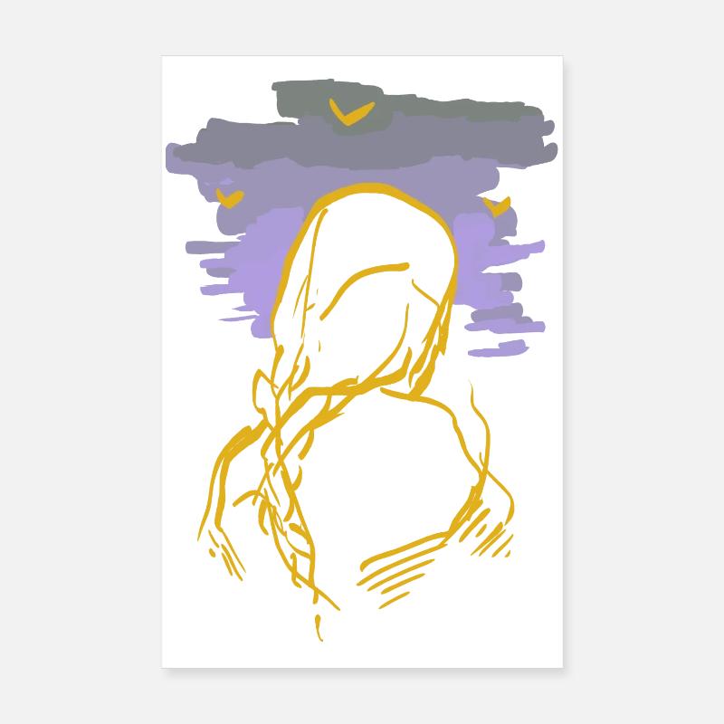 sorcière Poster 20 x 30 cm