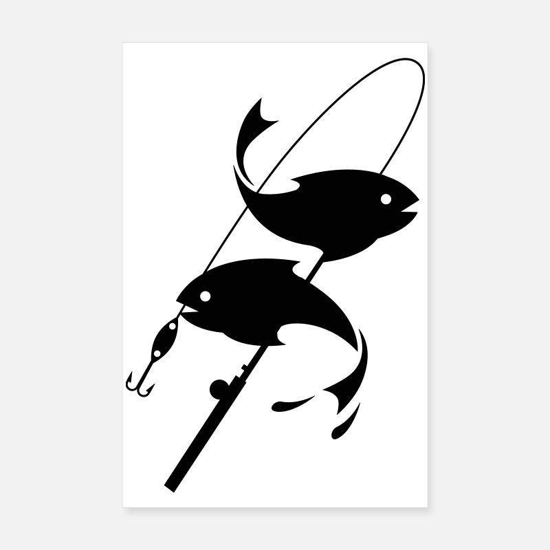 fishing Poster 8" x 12" (20x30 cm)