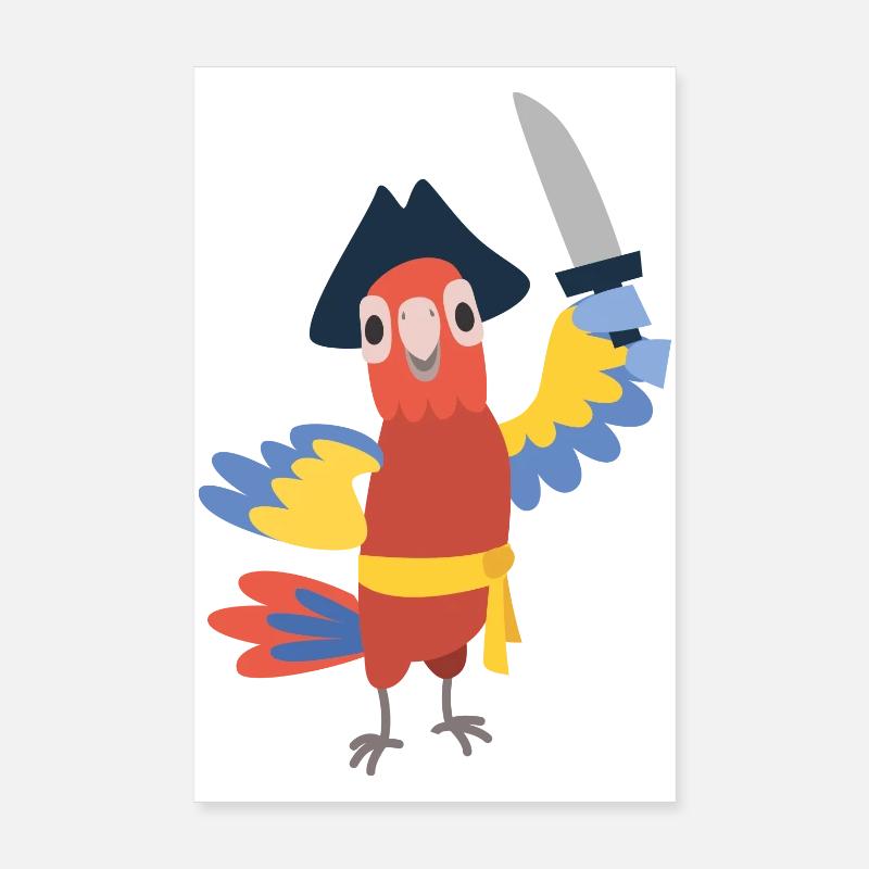 Perroquet Poster 20 x 30 cm