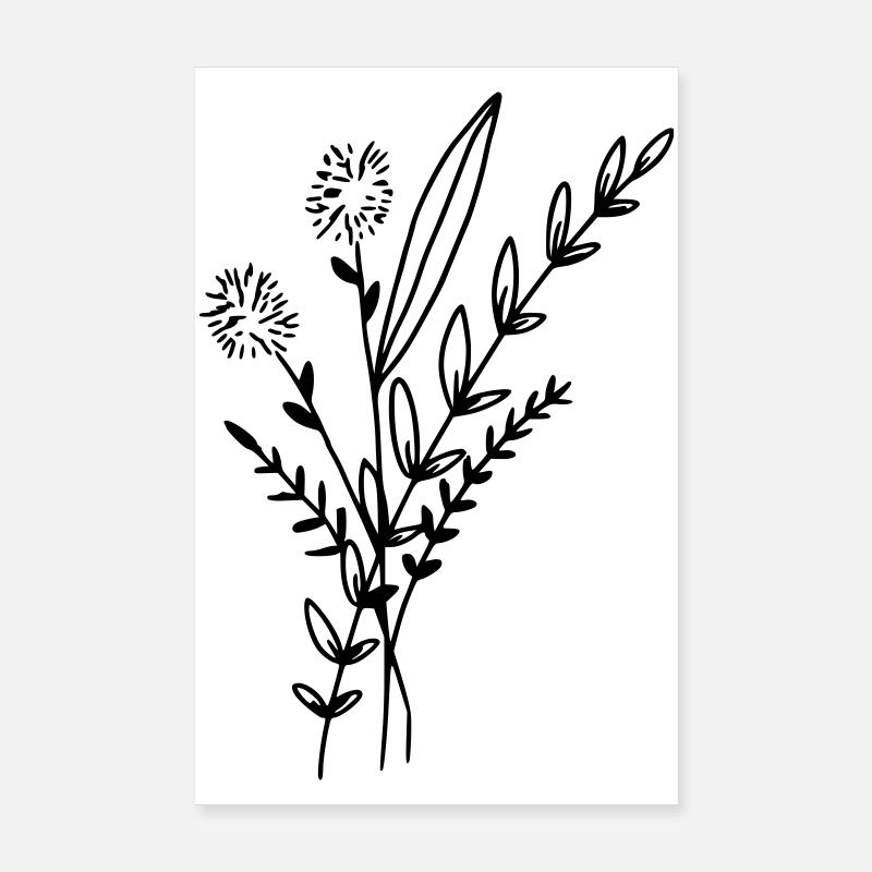 Bouquet Poster 8" x 12" (20x30 cm)