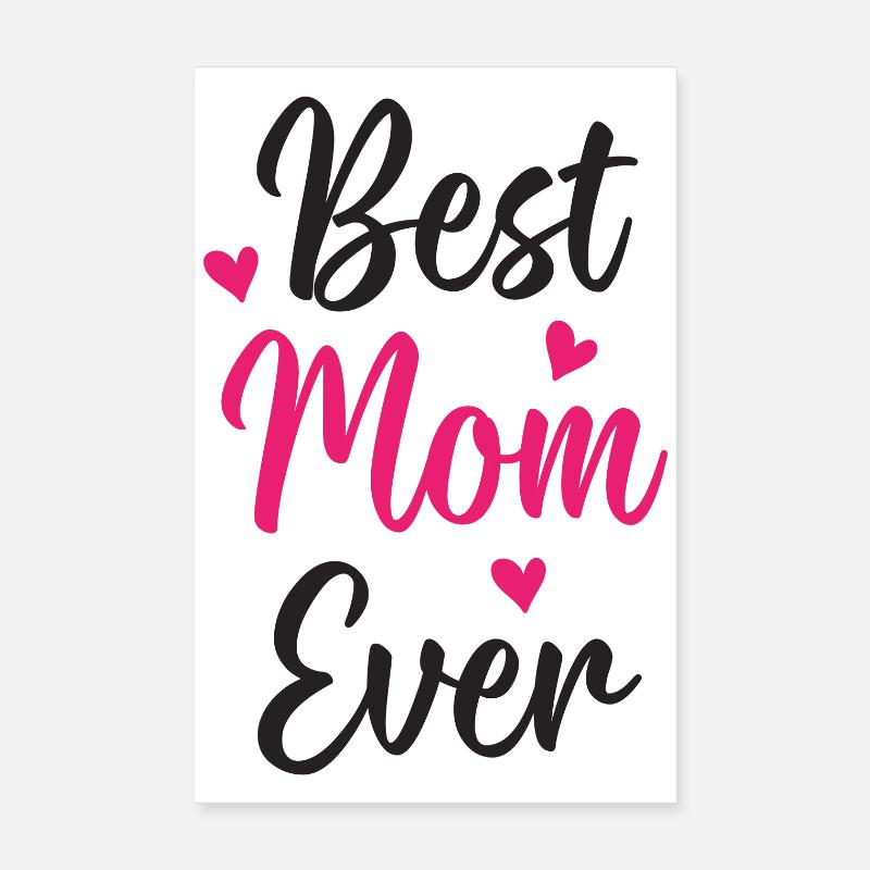 Beste Mutter aller Zeiten Poster 20x30 cm
