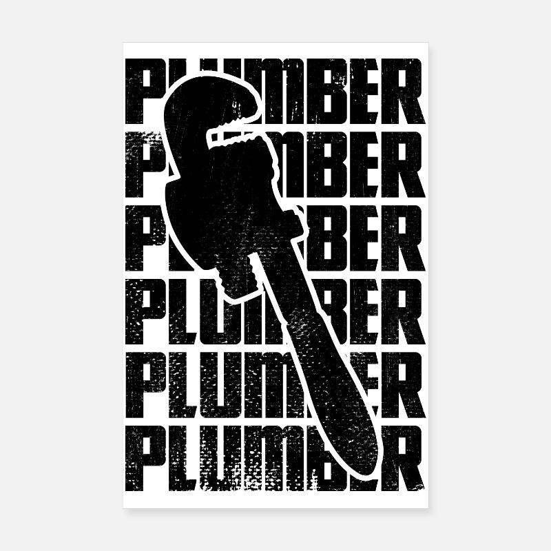 Plombier Poster 20 x 30 cm