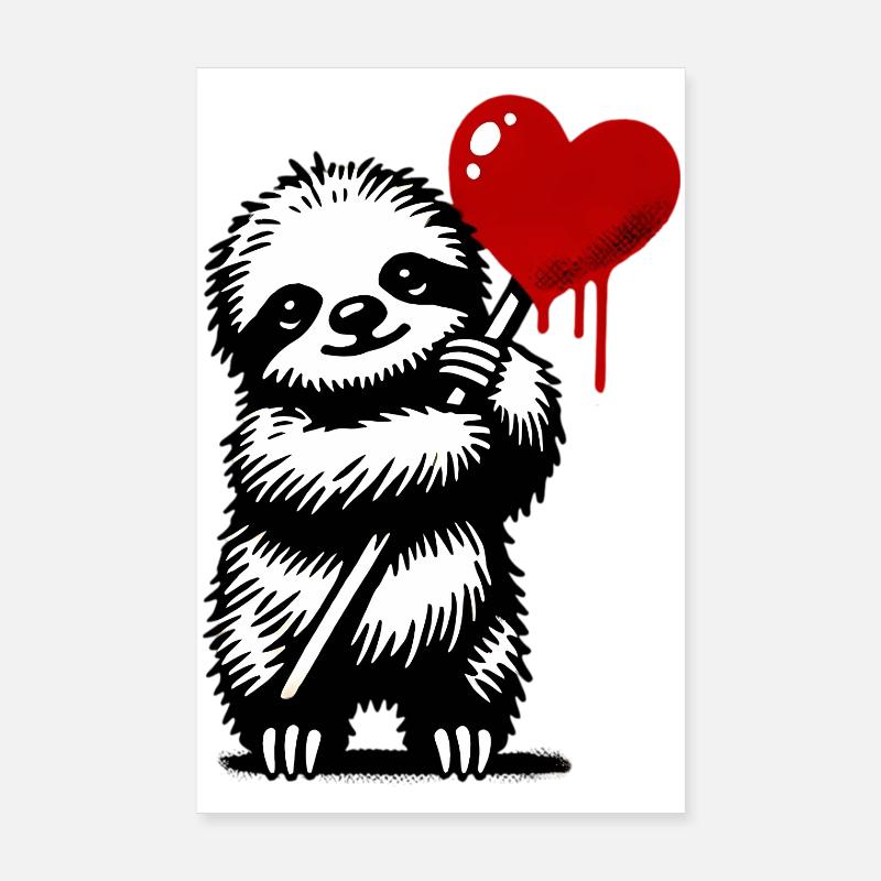 Paresse Poster 20 x 30 cm