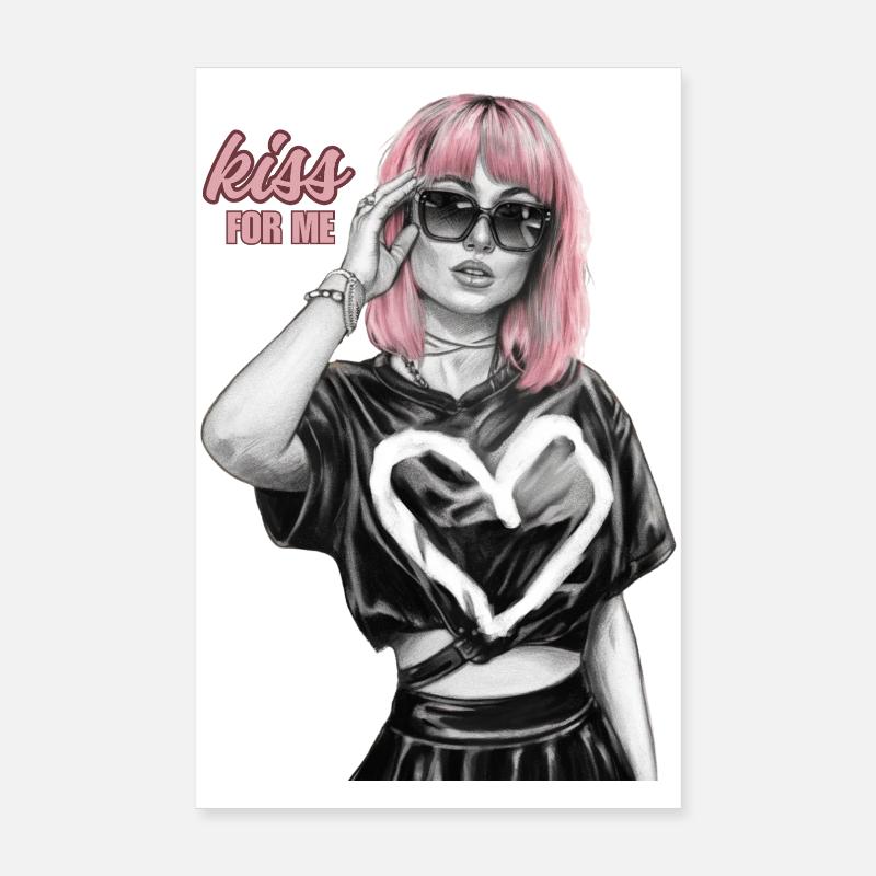 embrasse pour moi Poster 20 x 30 cm