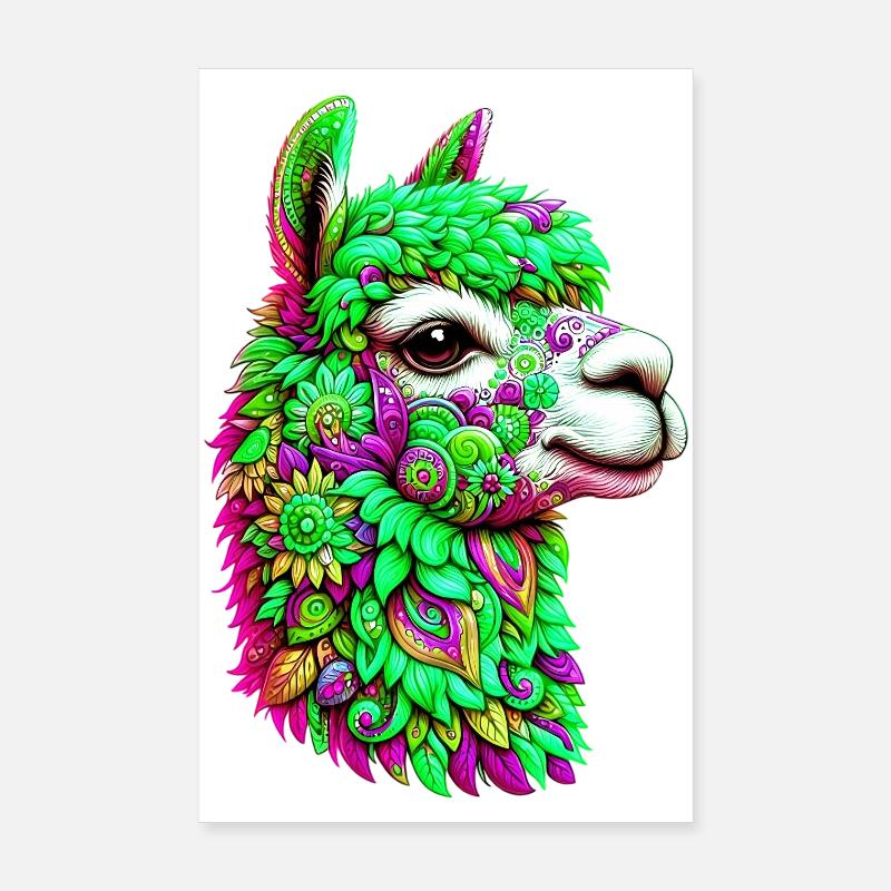 Alpaga Poster 20 x 30 cm