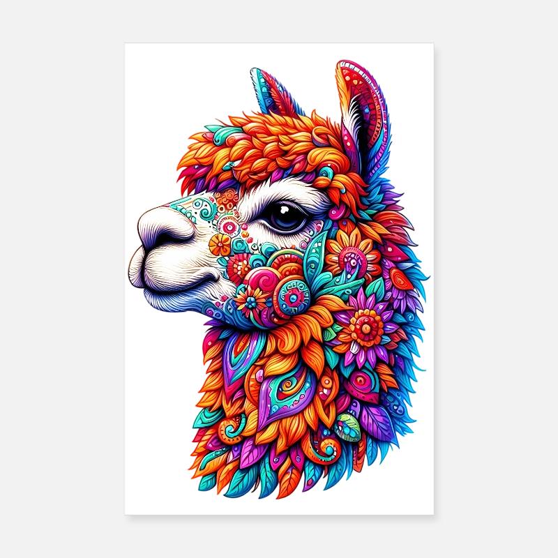 Alpaga Poster 20 x 30 cm