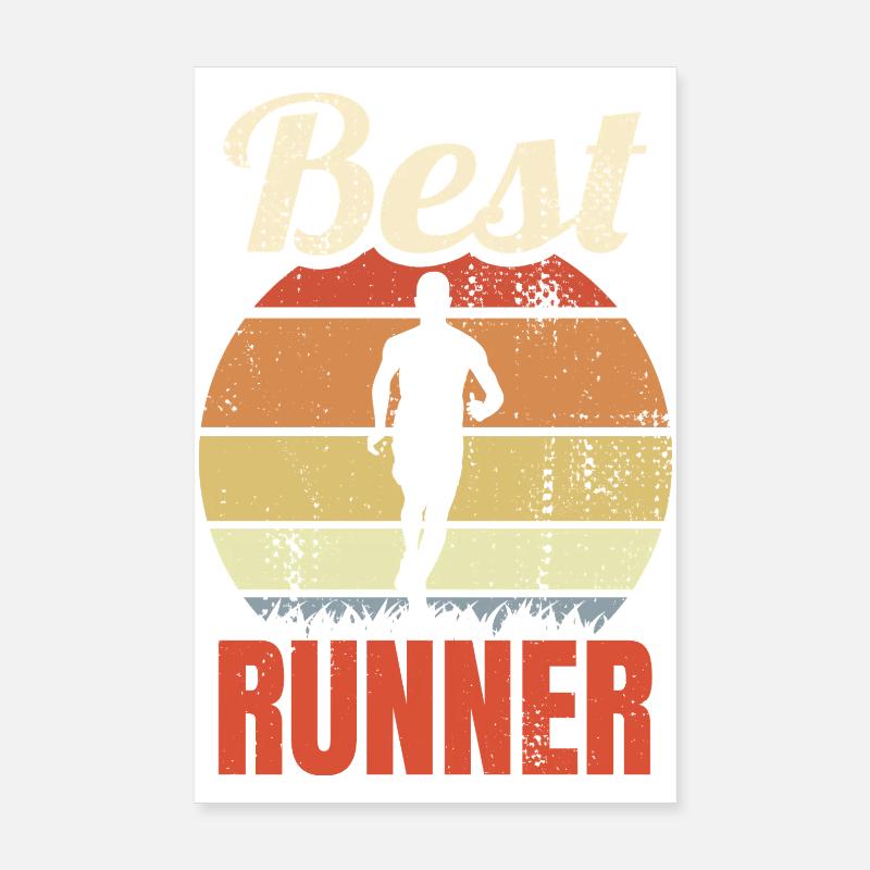 Bester Jogger Poster 20x30 cm