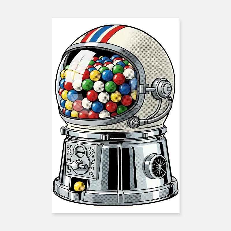 BubbleNaut Poster 20x30 cm