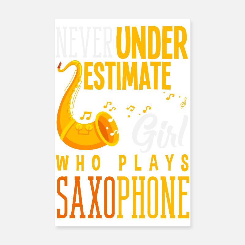 Saxophone Poster 20 x 30 cm