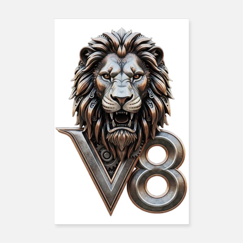 V8  Poster 20x30 cm