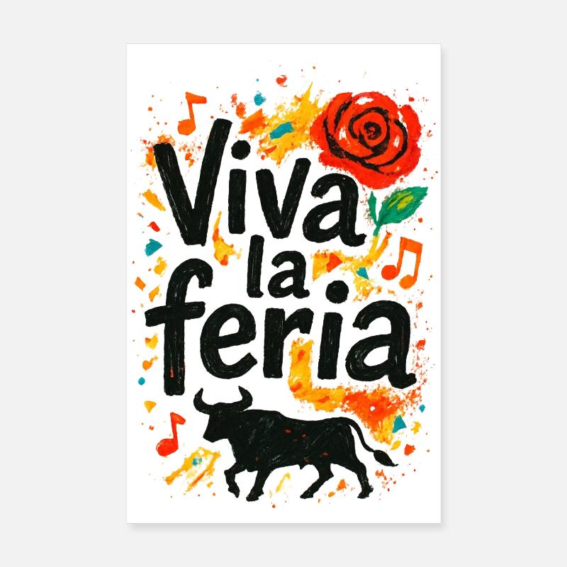Viva la feria - traditions basques Poster 20 x 30 cm