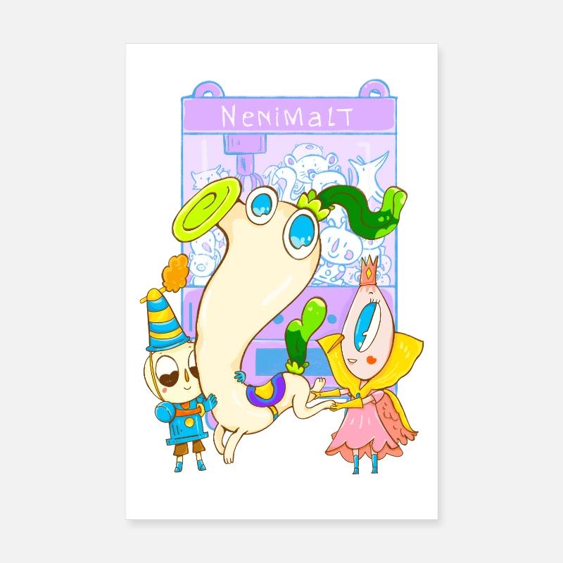 Peluche Cheval Oignon Poster 20 x 30 cm