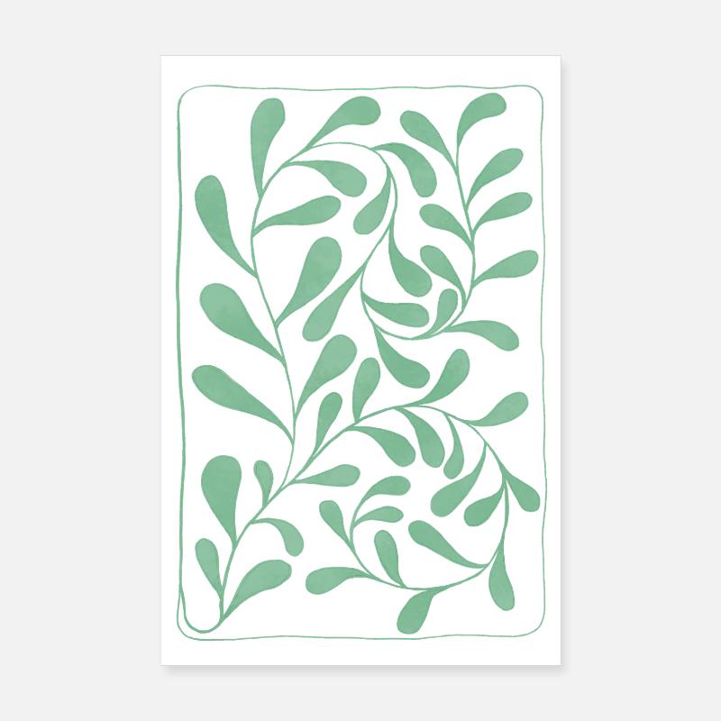 Eucalyptus Leaves Poster 8" x 12" (20x30 cm)
