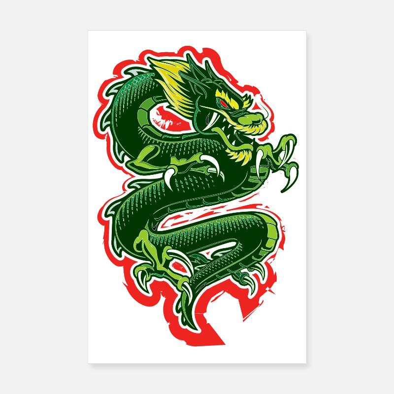 Dragon Poster 20 x 30 cm