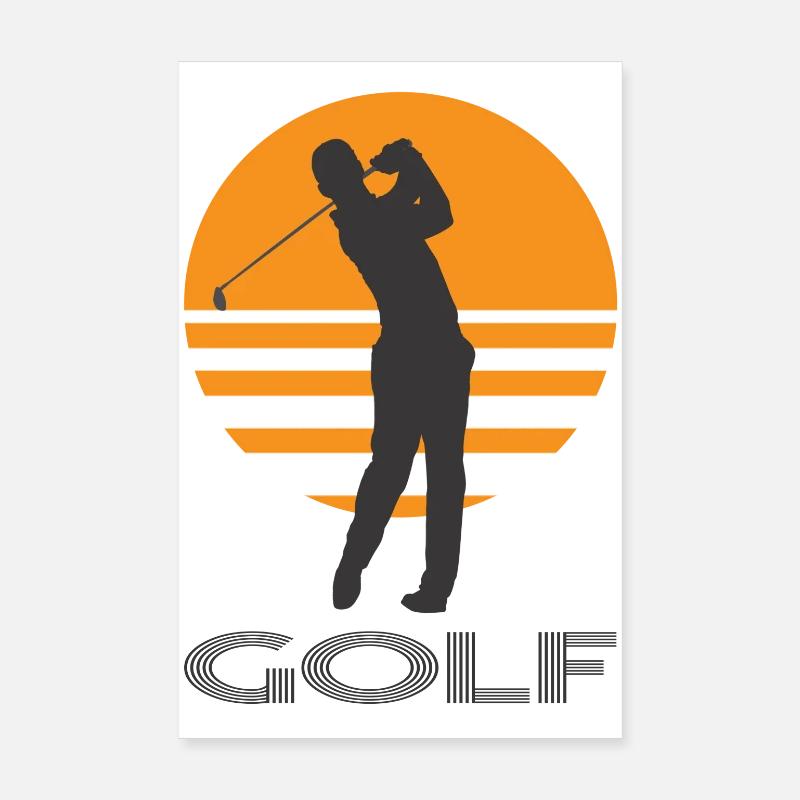 Golf Poster 20x30 cm