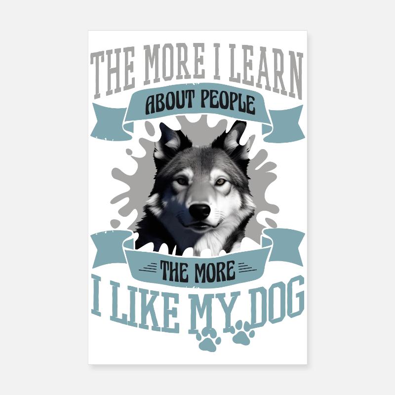 Hunde Bild Poster 20x30 cm