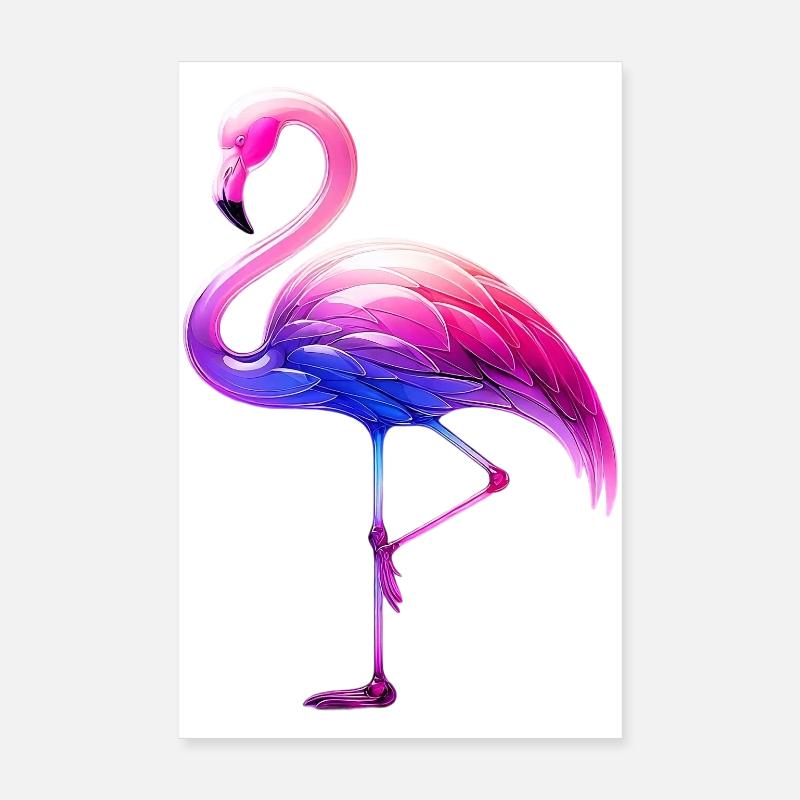 Flamant rose Poster 20 x 30 cm
