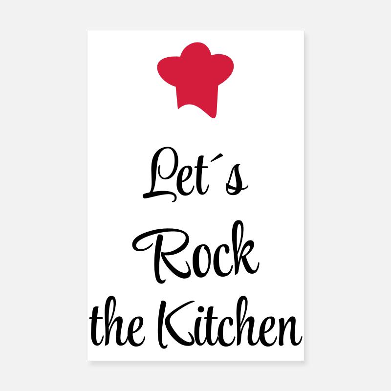 Vibrons la cuisine Poster 20 x 30 cm