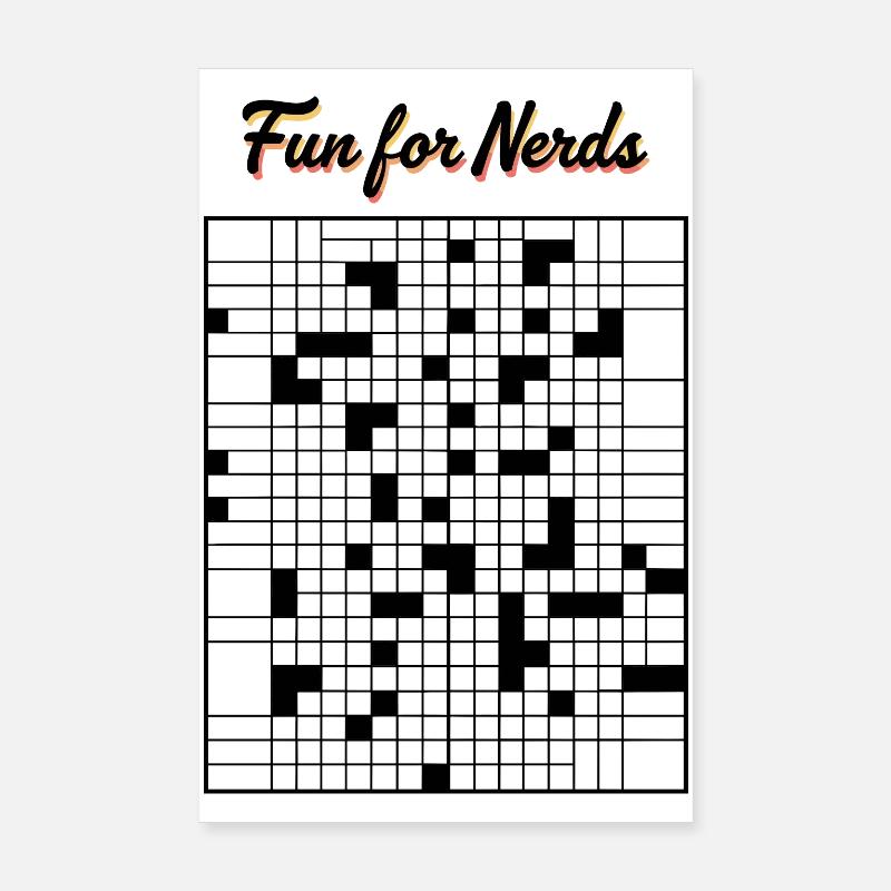 Fun for nerds Poster 8" x 12" (20x30 cm)