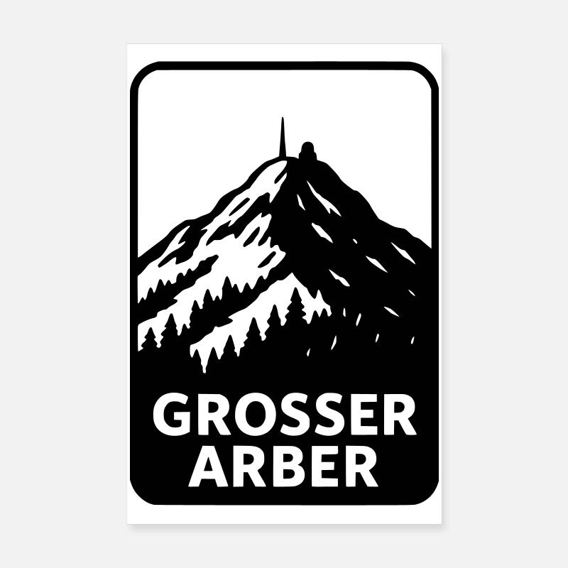 großer arber Poster 20x30 cm