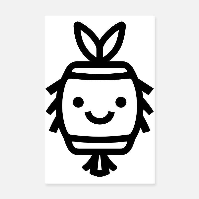 Pinata - Poster 8" x 12" (20x30 cm) - white