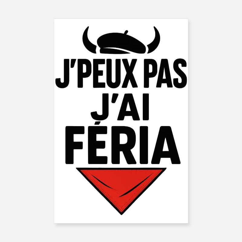 I can't I feria Poster 8" x 12" (20x30 cm)