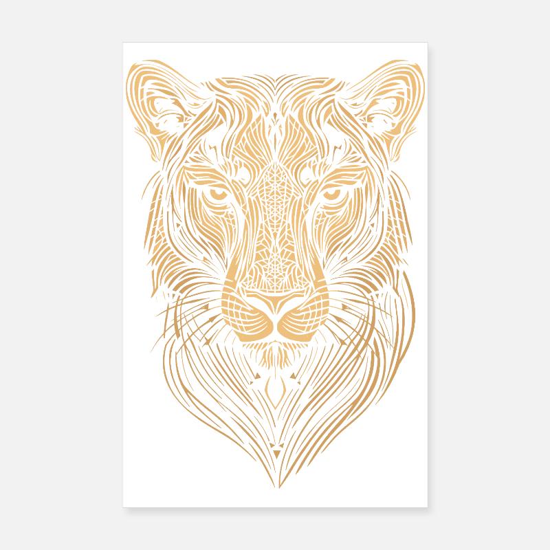 Trait - Tigre Poster 20 x 30 cm