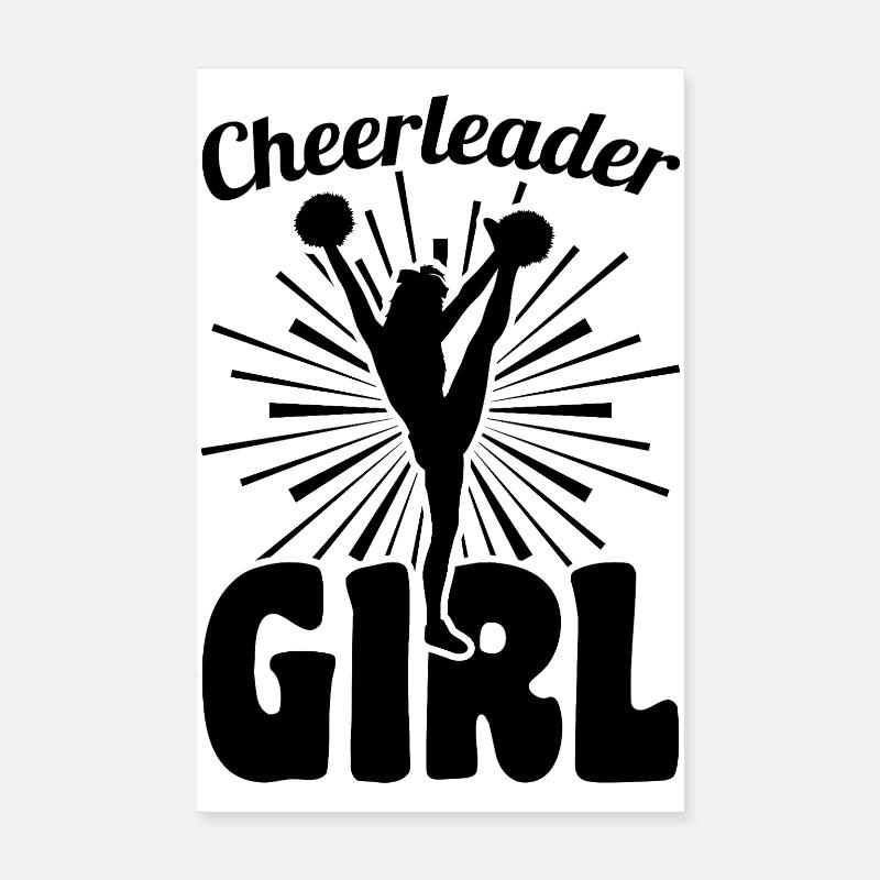 Cheerleaderin Poster 20x30 cm