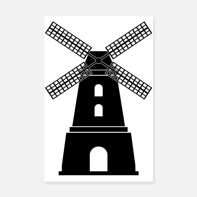 Mill Poster 8" x 12" (20x30 cm)