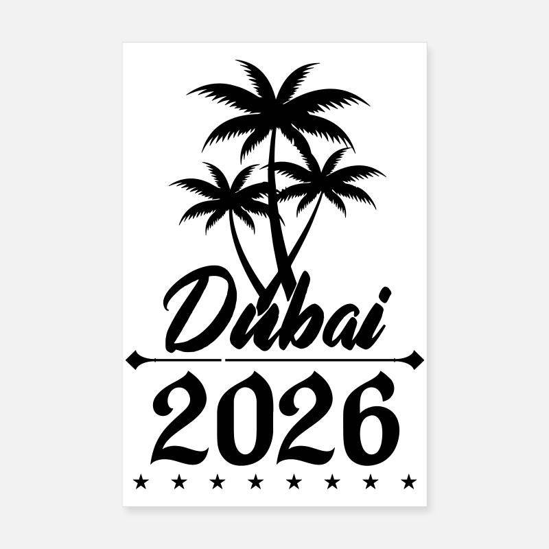 dubai 2026 Poster 20x30 cm