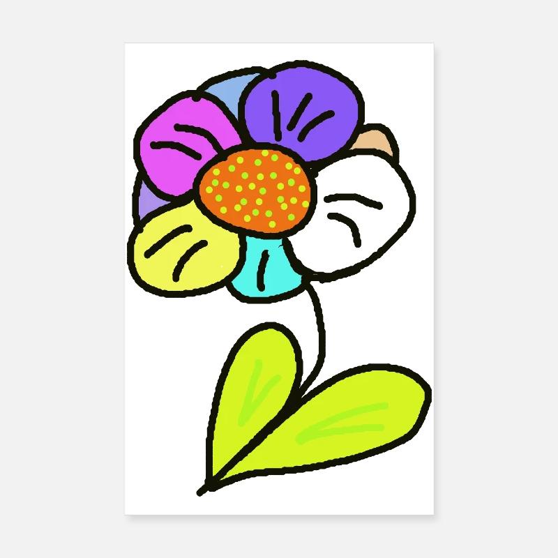 Blume Garten Kinder Gärtner Poster 20x30 cm