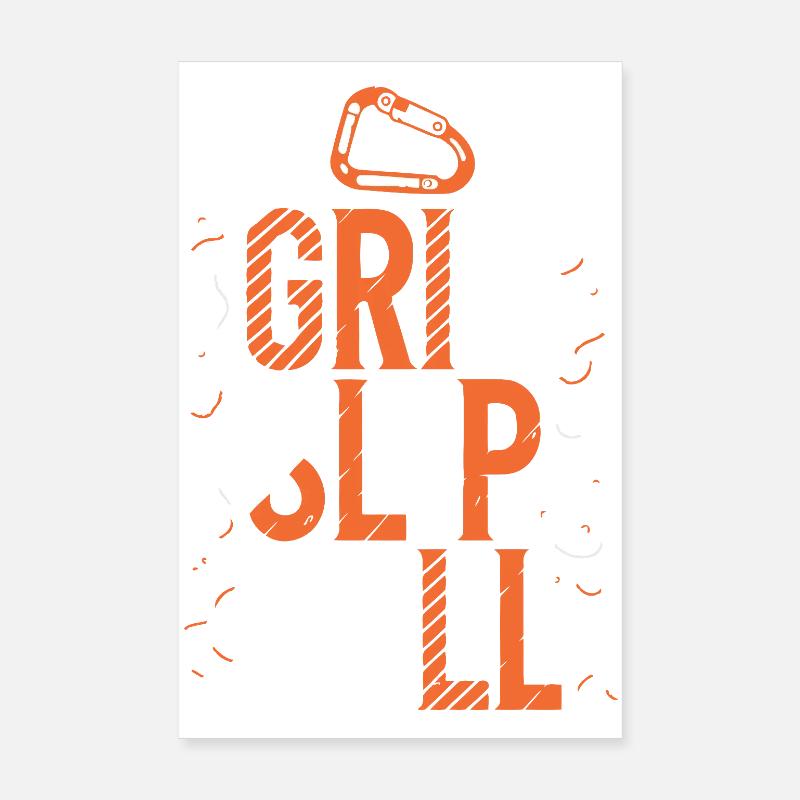 Grip Slip Sweater Climbing Poster 8" x 12" (20x30 cm)