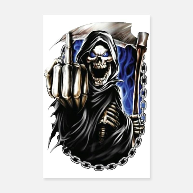 Sensenmann Poster 20x30 cm