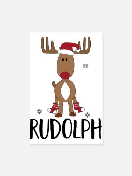 Noël - Poster 20 x 30 cm - blanc - Devant