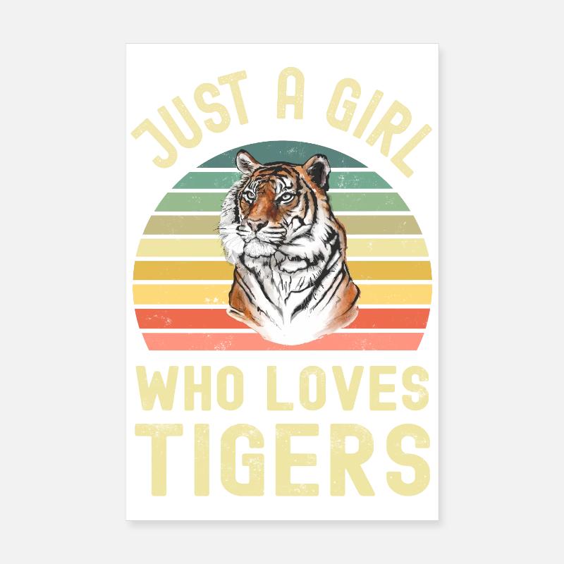 Tiger Poster 8" x 12" (20x30 cm)