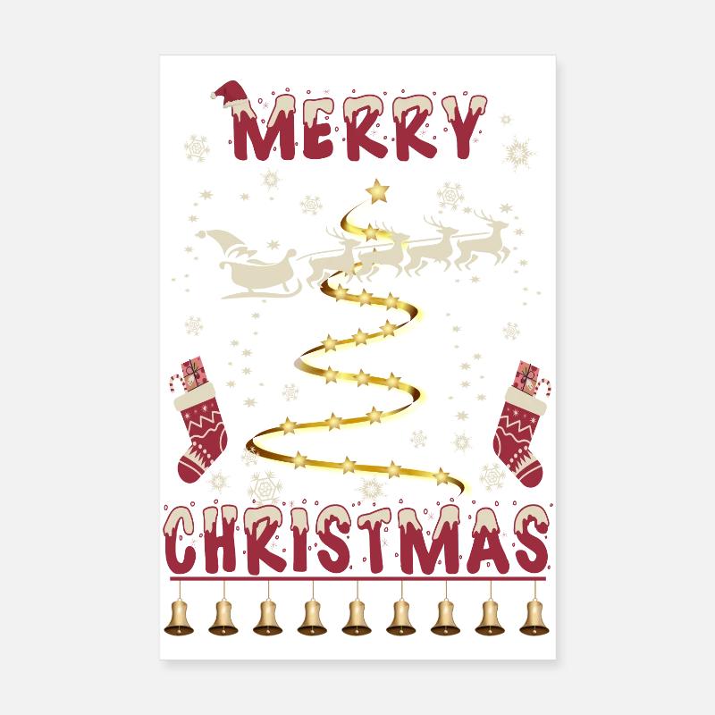 Joyeux Noël Poster 20 x 30 cm