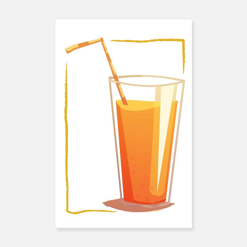 Drink in a frame Poster 20x30 cm