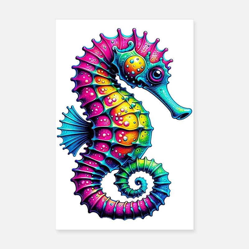 Seepferdchen Poster 20x30 cm