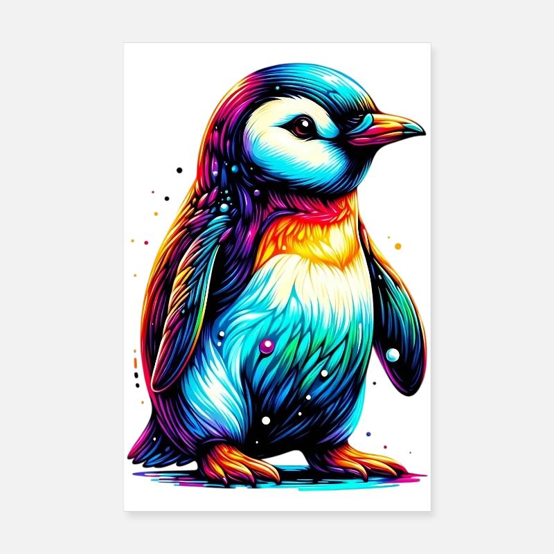 Pinguin Poster 20x30 cm