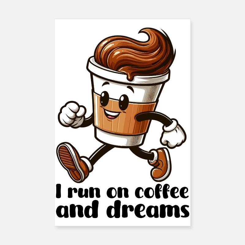 Cadeau Coffee Dreams Poster 20 x 30 cm