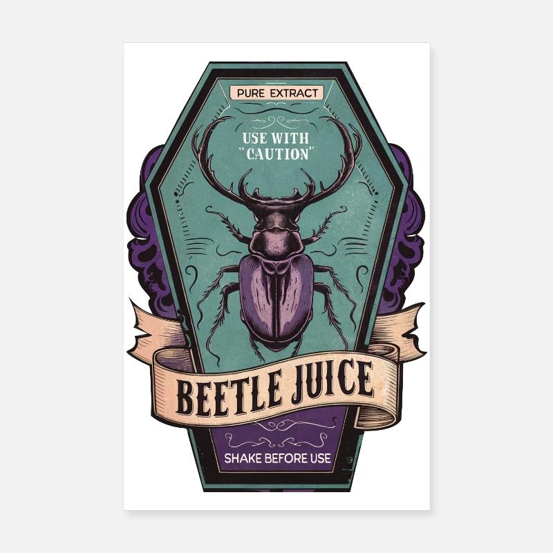 Chemise Retro Label 3rd / Lucanus formosus Poster 20 x 30 cm