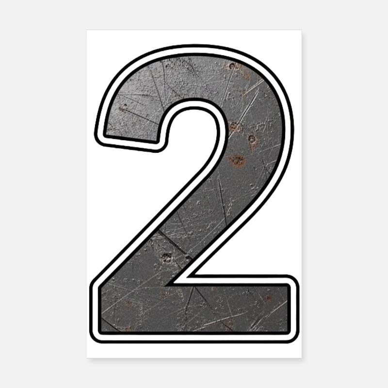Two Metal Texture Scratch Art Poster 8" x 12" (20x30 cm)