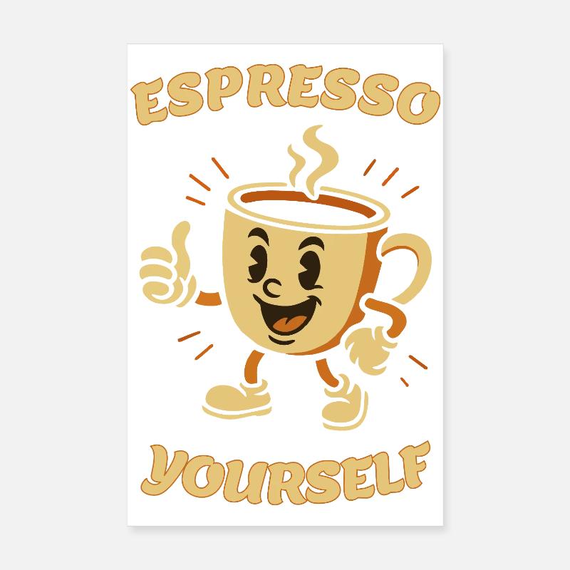 Espresso selber machen Poster 20x30 cm