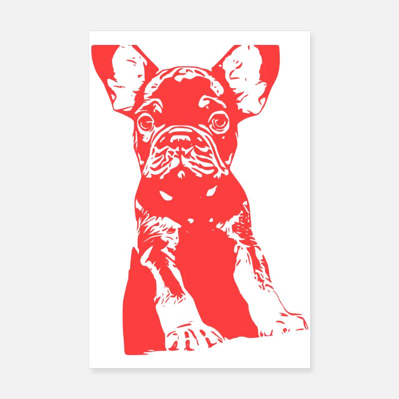 Bulldoge Poster 20x30 cm