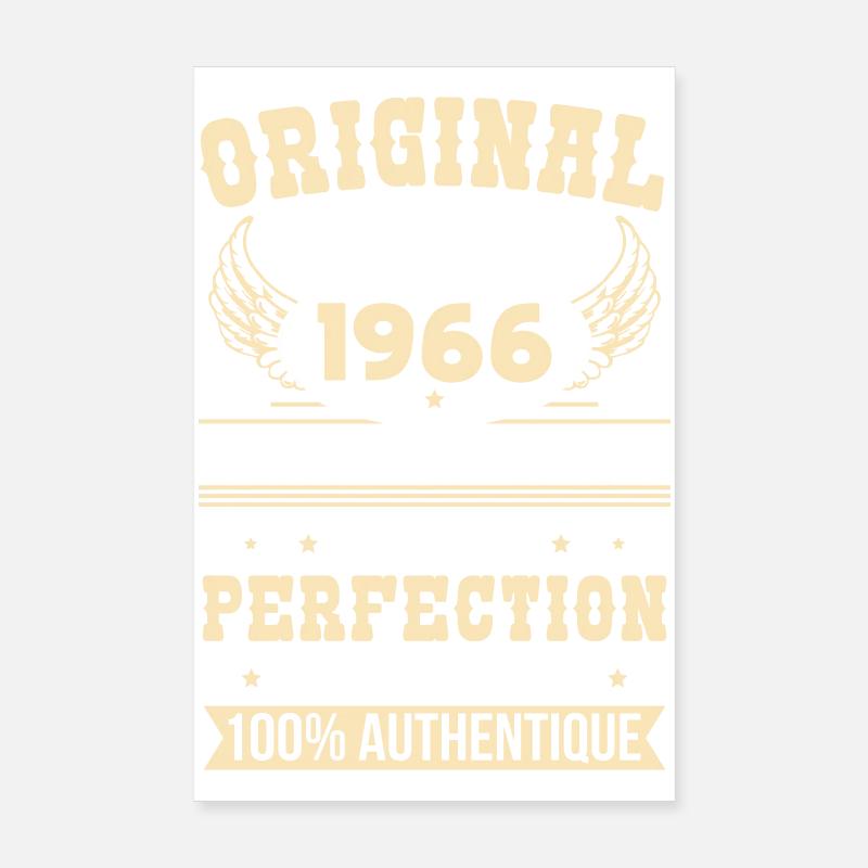 1966 – Einzigartiges Beispiel – Premiumqualität Poster 20x30 cm