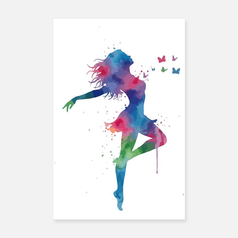 sauvage et libre Poster 20 x 30 cm