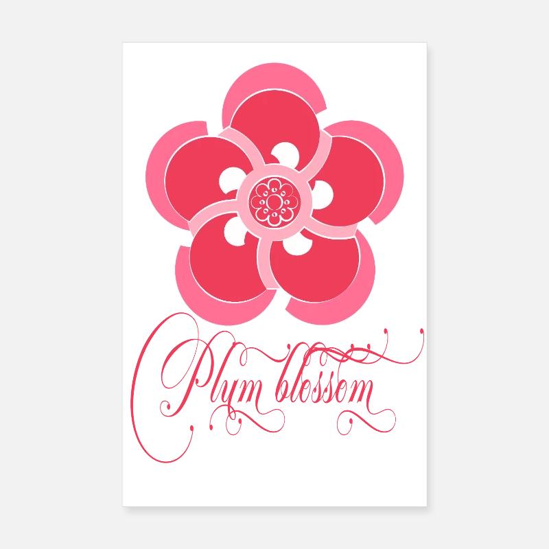 Plum blossom Poster 20 x 30 cm
