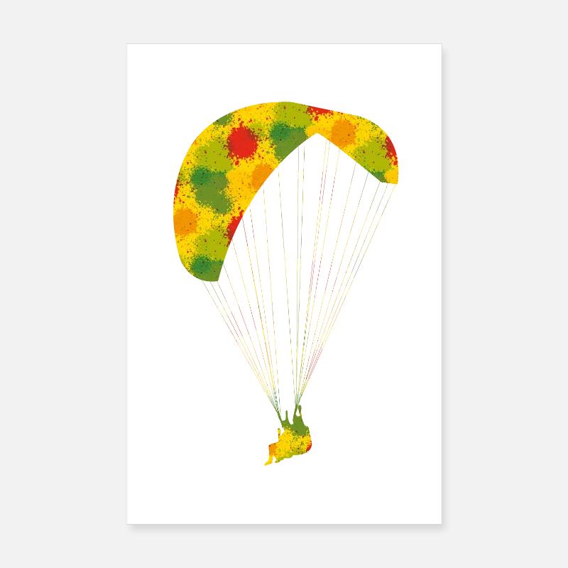 Paragliding Poster 8" x 12" (20x30 cm)