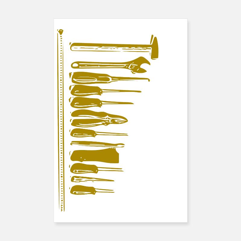 tool Poster 8" x 12" (20x30 cm)