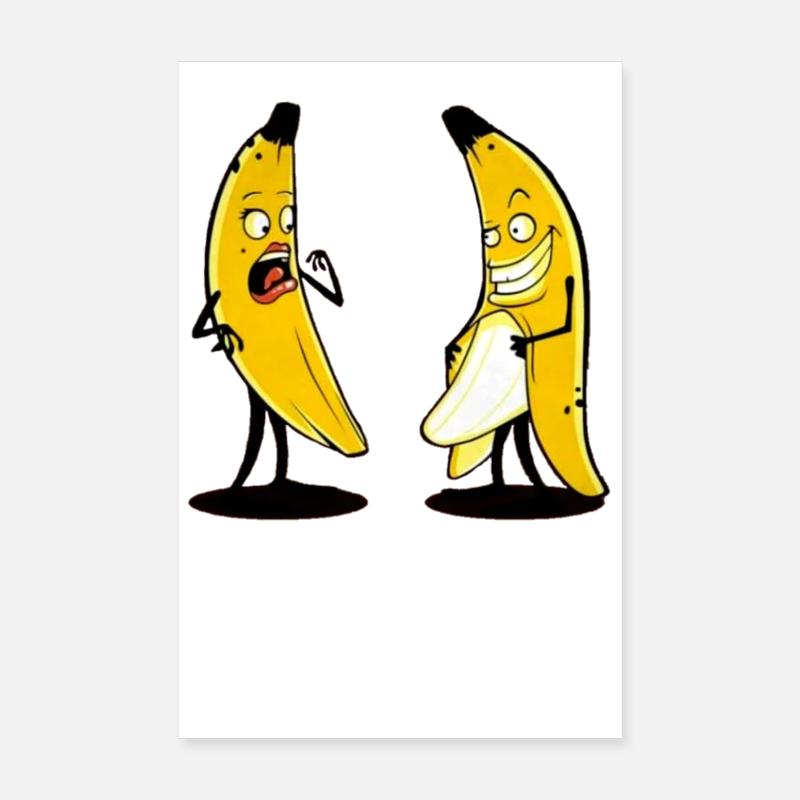 Funny bananas Poster 8" x 12" (20x30 cm)